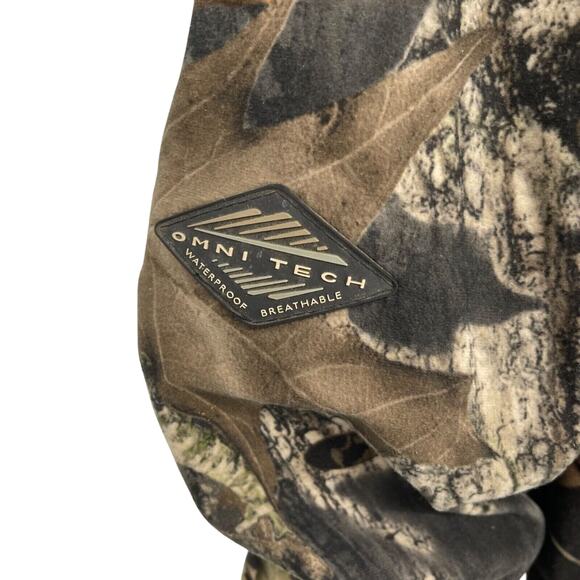 Vtg Columbia Jacket Men M Camo Camouflage Hunting Mossy Oak Breakup Interchange - Picture 5 of 16